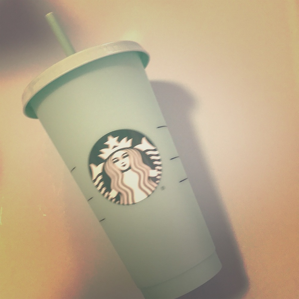 Starbucks reusable color changing cup